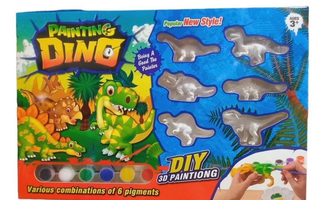 Set De Dinosaurios Para Pintar